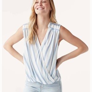 Splendid wrap front Top